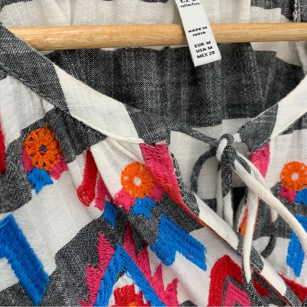 NWOT Zara TRF Collection Embroidered Causal Dress size Medium - Picture 7 of 17